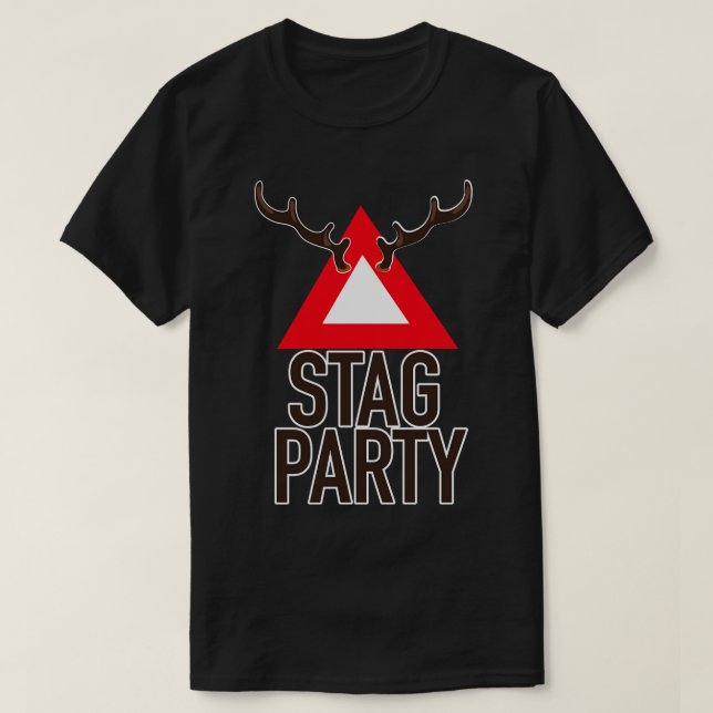 Varningssteg Party T Shirt (Design framsida)