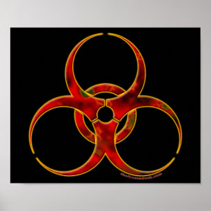 Varningssymbol för biofara poster