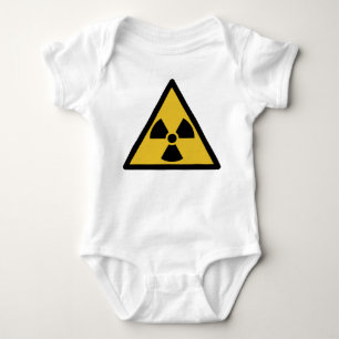 Varningssymbol för strålning (radioaktiv fara) t shirt