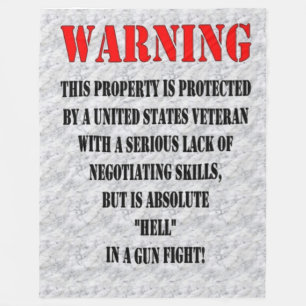 VARNINGSullfiltar Fleecefilt