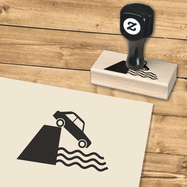 Varningsymbol för kajkant stämpel (Skapare uppladdad)