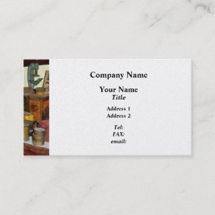 Varnish, Soap and Glue - Platinum Visitkort
