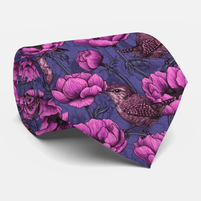 Varor i anemonträdgården slips (Rullad)