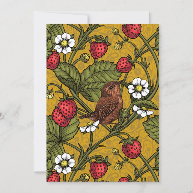 Varor och jordgubbar på musselgård (Framsida)