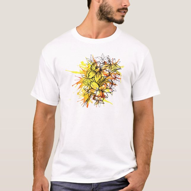 vårpåsklilja t-shirt (Framsida)