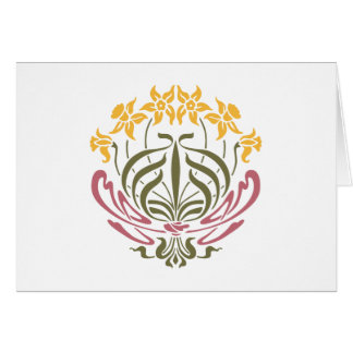 Vårpåskliljar Hälsningskort