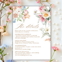 Vårpastell blommande vildblomma bröllopsdetaljer