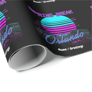 Vårpaus 2026 Orlando After Dark Retro Synth Presentpapper