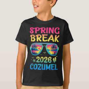 Vårpaus Cozumel 2026 Semesterresa Solglasögon T Shirt