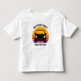 Vårpaus Landsvägsresa Solnedgång Anpassad T Shirt