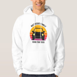 Vårpaus Road Trip Solnedgång Anpassad Hoodie