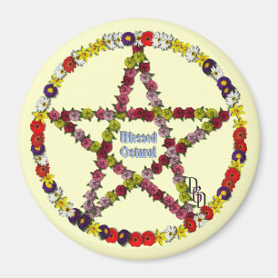 Vårpentagram Magnet