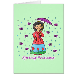 VårPrincess Hälsningskort