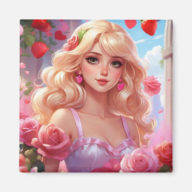 Vårprinsessa  magnet (Framsidan)