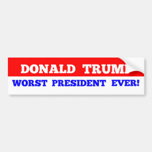 Värre för president bildekal någonsin