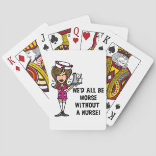 Värre utan sjuksköterska spel kort