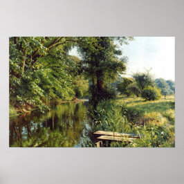 Vårreflektion av Peder Mork Monsted Poster