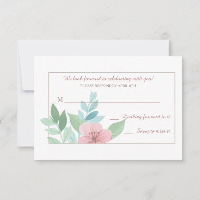 Vårromantiska svars kort (Framsida)