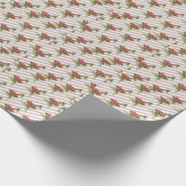 Vårrosor Inpackningspapper Presentpapper