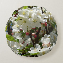 Vårrundadekorativ kudde