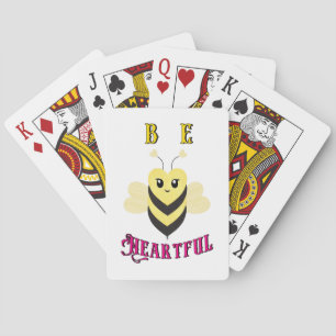 Varsågod i september Bee Queen Honungshjärtans dag Casinokort