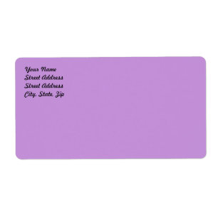 Varseletikett för Light Pastel Lavender Fraktsedel
