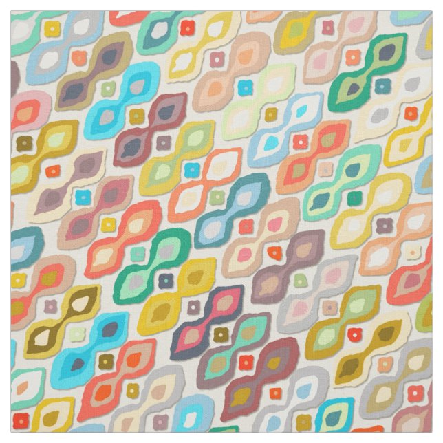 Varsha ikat tyg (Provkarta)