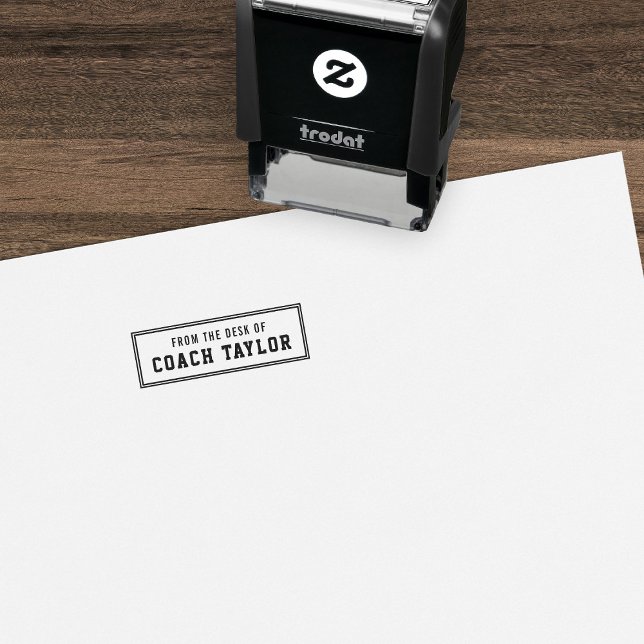 Varsitet Stil Gräns från kusten Självfärgande Stämpel (Skapare uppladdad)