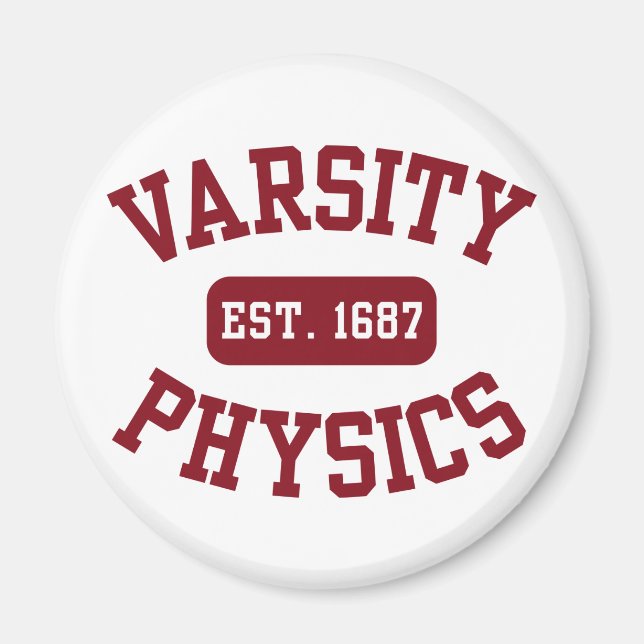 Varsitetsfysik Magnet (Framsidan)