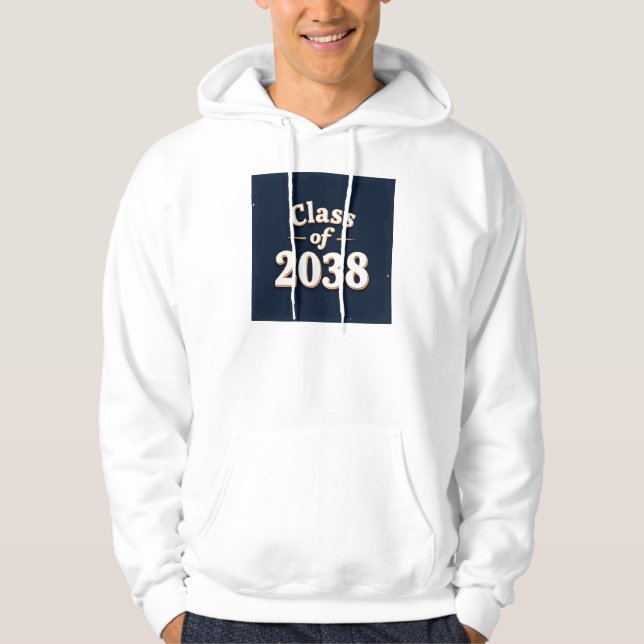 Varsitetsklass 2038 hoodie (Framsida)