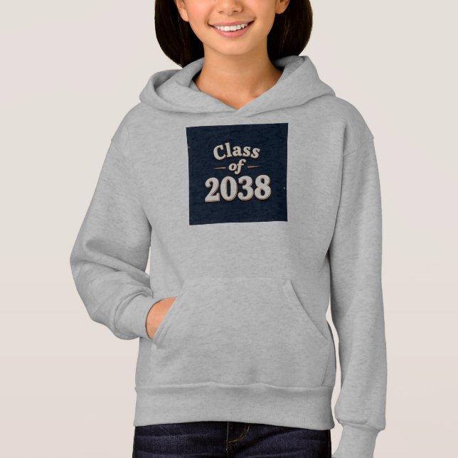 Varsitetsklass 2038 t shirt (Framsida)