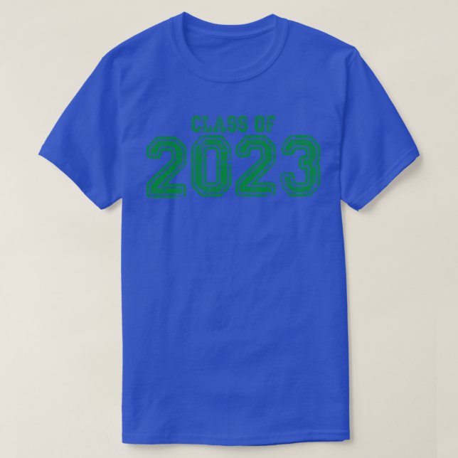 Varsitetsklass för Grönt 2023 T Shirt (Design framsida)
