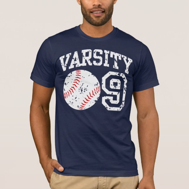 Varsity Baseball 09 Tee Shirt (Framsida)