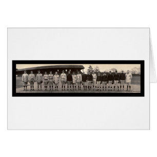 Varsity Baseball Yale Photo 1910 Hälsningskort