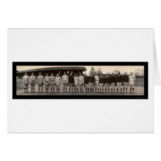 Varsity Baseball Yale Photo 1910 Hälsningskort