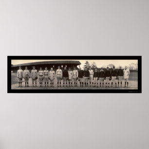 Varsity Baseball Yale Photo 1910 Poster