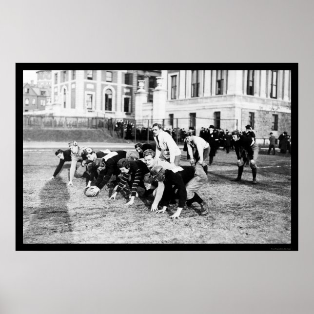 Varsity Football Columbia 1914 Poster (Framsidan)