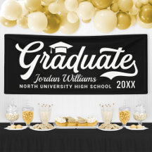 Varsity Graduate Fet Svart Skript