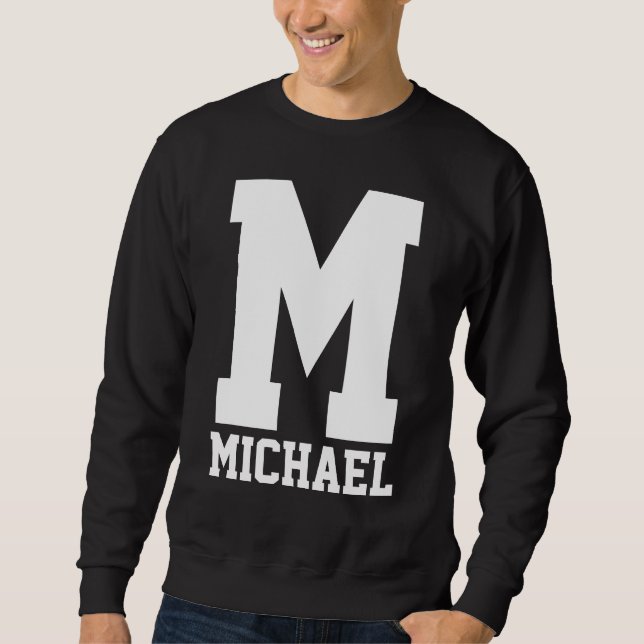 Varsity Letterman Monogram Sweatshirt (Framsida)