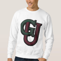 Varsity-monogram-grafik Streetwear