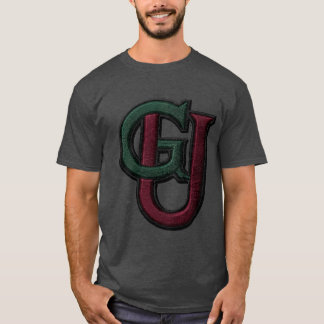 Varsity-monogram-grafisk t-shirt