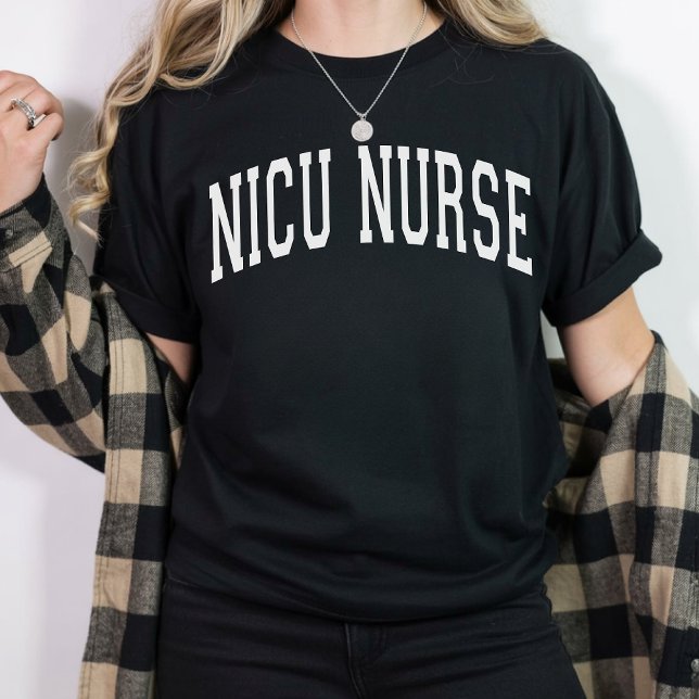 Varsity NICU Sjuksköterska Tröja Examenspresent ti (nicu nurse appreciation shirt, neonatal intensive care nurse shirt, nicu nurse thank you gift,)