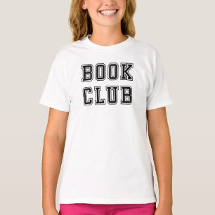 Varsity Stil Bok Klubb T Shirt