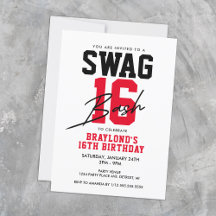 Varsity Stil Swag 16 Birthday