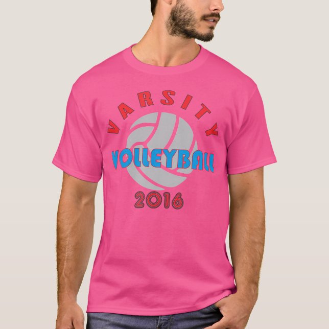 Varsity Volleyball T Shirt (Framsida)