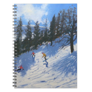 Vårskiers Verbier 2010 Anteckningsbok Med Spiral