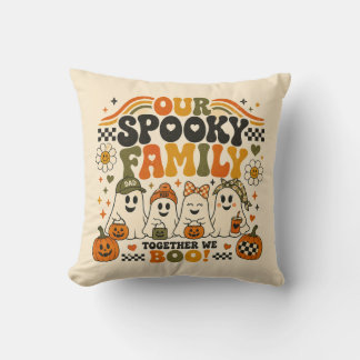 VårSkrämmande FamiljSöt Spökpumpa Halloween-dekora Kudde
