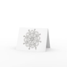 VårSnowflakeMandala Notecard