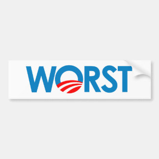 Värst Anti-Obama - Bildekal