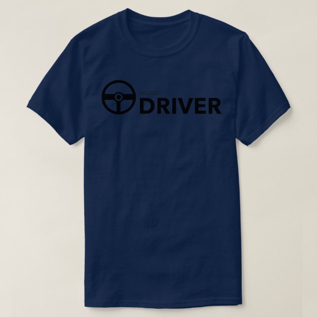 Värst drivrutin - fungibel, felaktig drivrutin, Gi T Shirt (Design framsida)